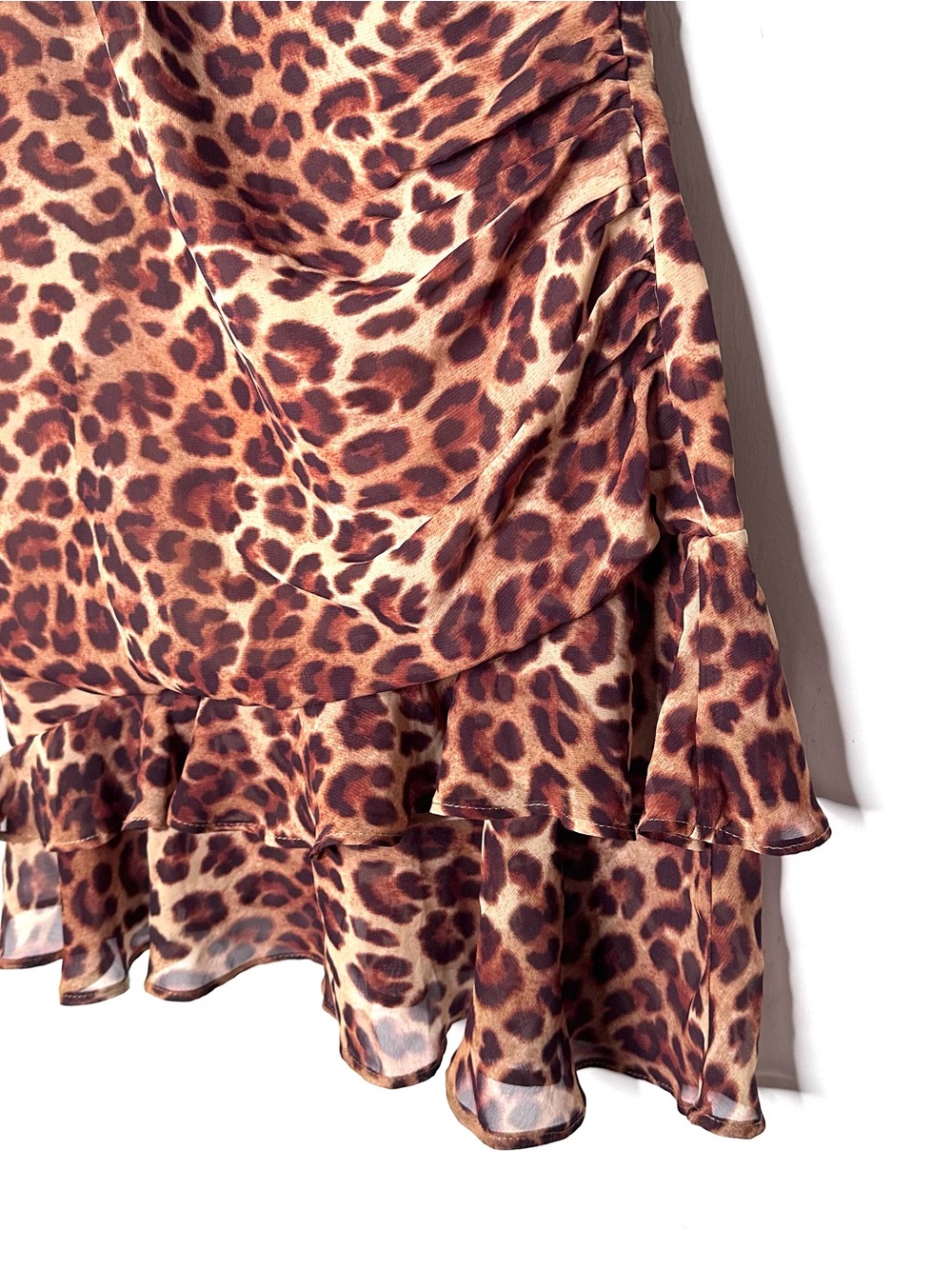 RUNAWAY THE LABEL
ROMELLY MINI DRESS - LEOPARD PRINT L - Picture 5 of 8
